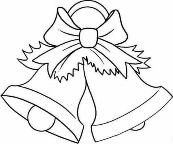 Черно белая открытка с новым годом