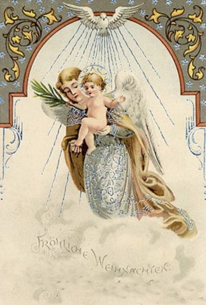 С Крещением Винтажные открытки