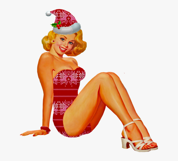 Новогодний пин ап Татьяна Доронина