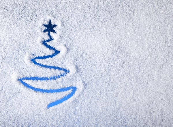 Надпись на снегу