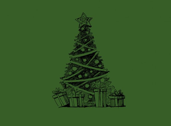 Елка Минимализм