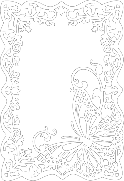 Вырезать открытку из бумаги