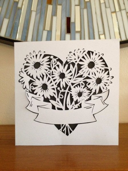 Ажурные открытки