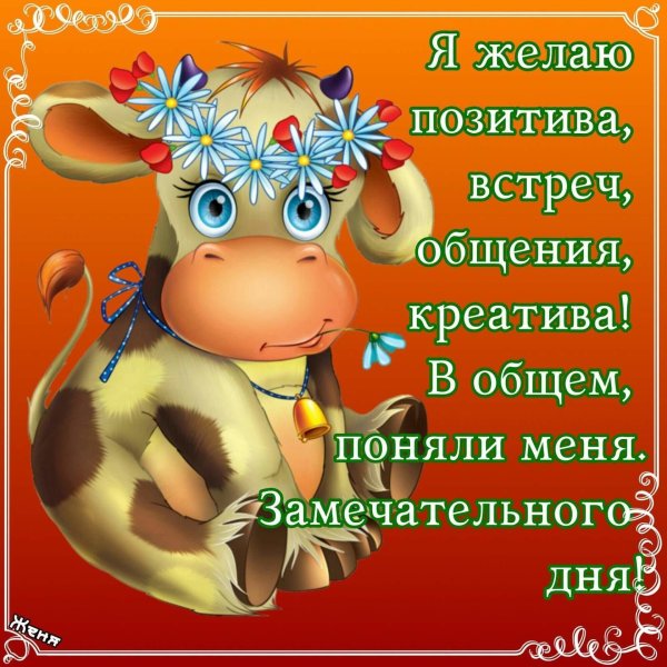 Позитивные пожелания на день