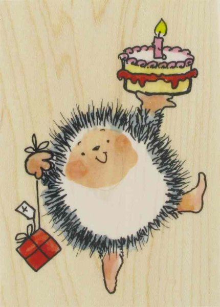 Ежик поздравляет с днем рождения