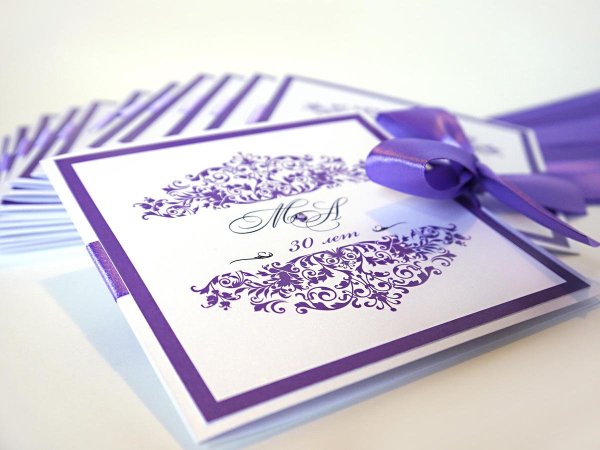 Пригласительные на юбилей