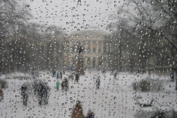 Дождик зимой