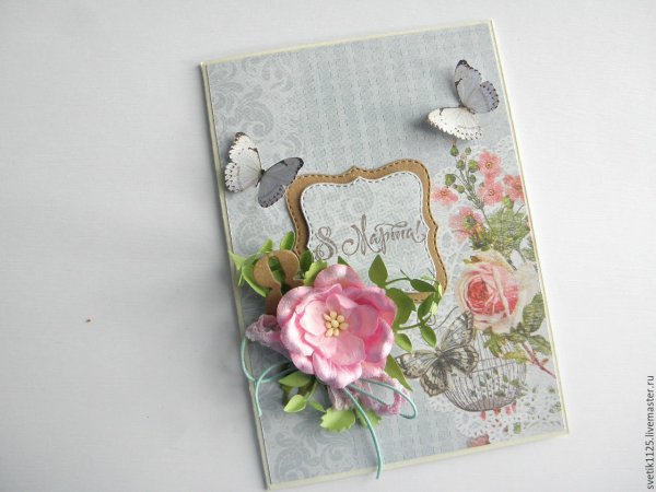 Авторские открытки ручной работы с днём рождения