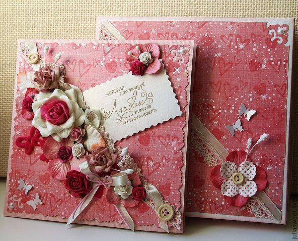 Дизайнерские открытки ручной работы