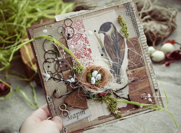 Рустикальный стиль в скрапбукинге