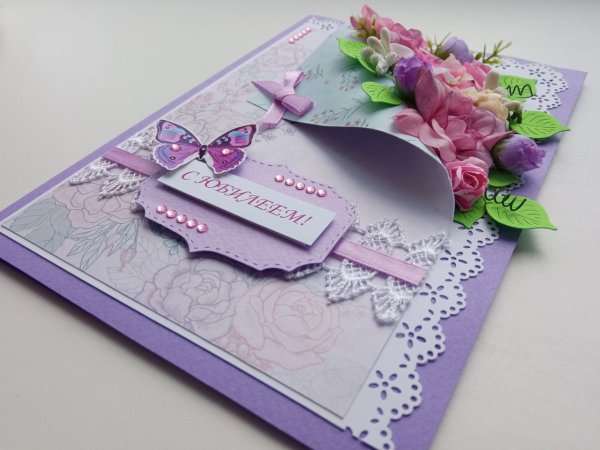 Открытки ручной работы с днем рождения