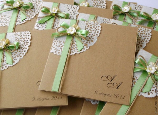 Пригласительные Скрапбукинг