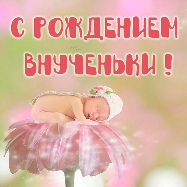 Поздравляю с внучкой
