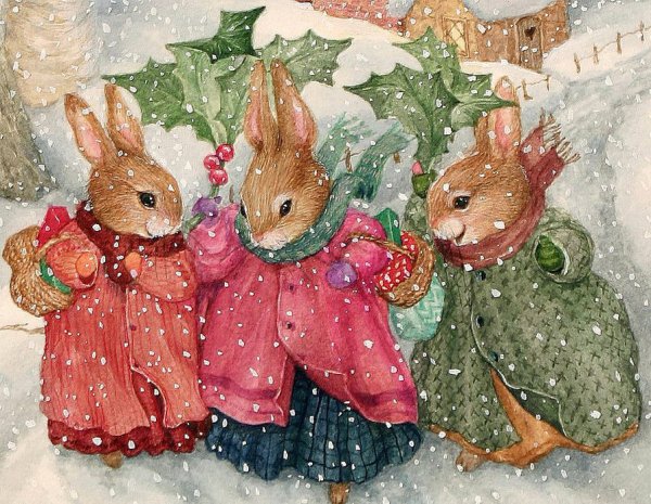 Новогодняя открытка