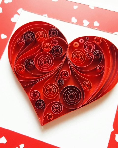 Сердце из квиллинга