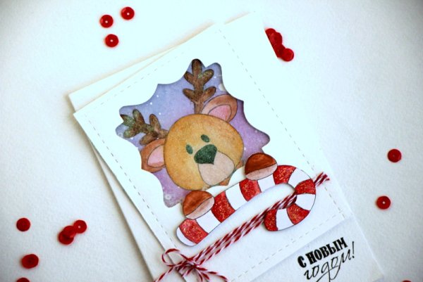 Идеи для открыток на новый год