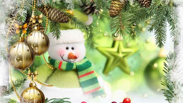 Новогодняя открытка