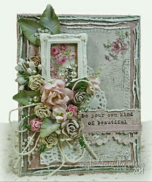 Скрапбукинг в стиле шебби Шик