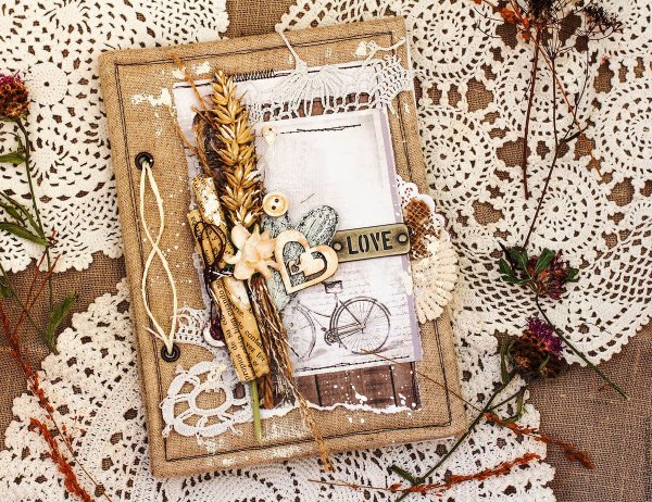 Скрапбукинг в стиле рустик