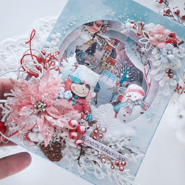Открытки с днем рождения зимой