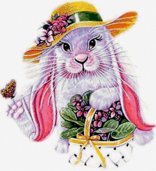 Зайчик в шляпе