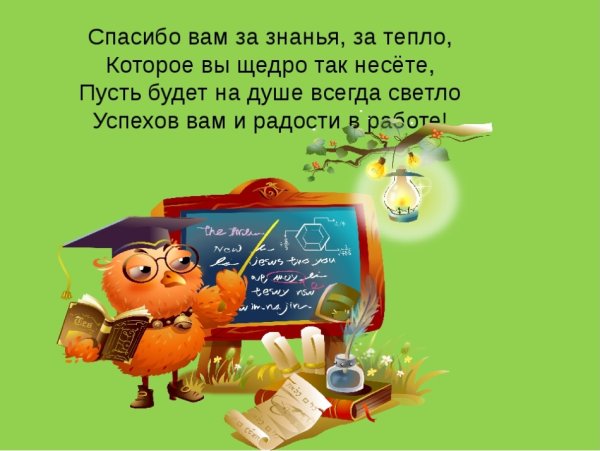 Открытка любимому учителю