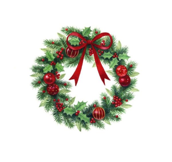 Картина Рождественского венка
