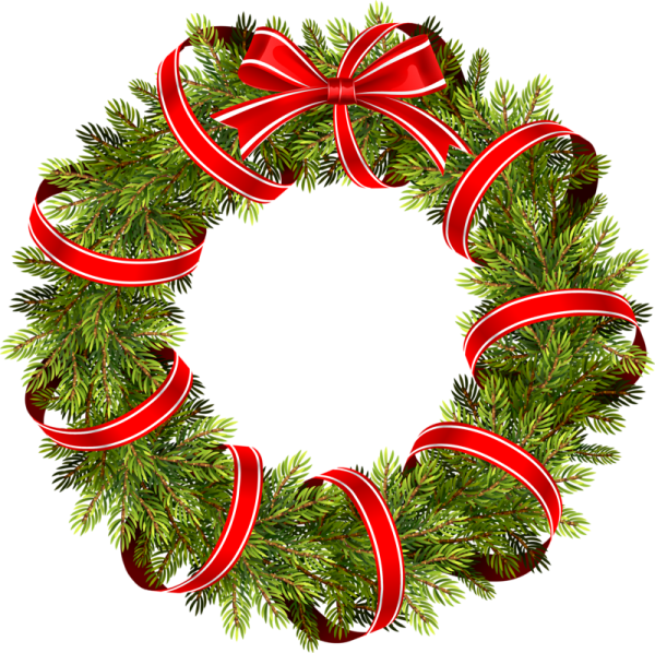 Рождественский венок арт