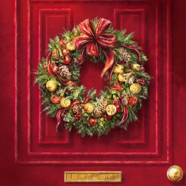 Рождественский венок в стиле Барокко