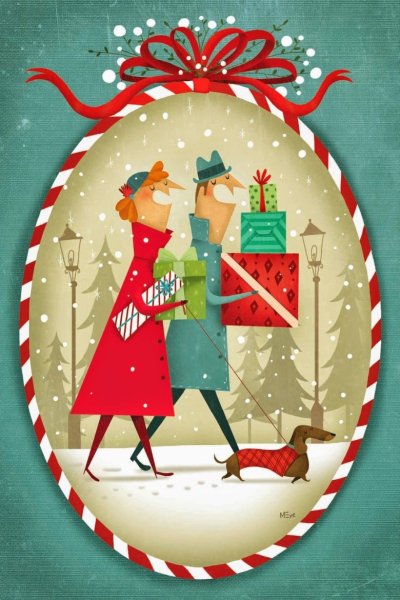 Стильные новогодние открытки