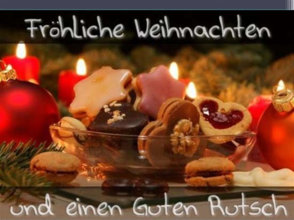 С Рождеством католическим на немецком