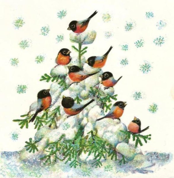 Новый год Снегири