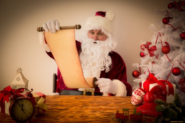 С новым годом дедушка Мороз