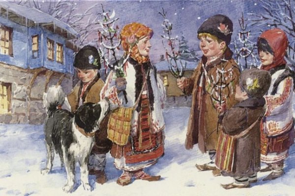 Новогодние колядки в Болгарии