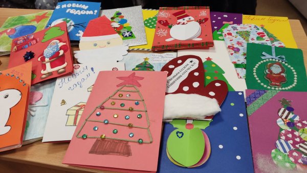 Открытка "Снеговик"