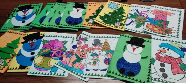 Старые новогодние открытки