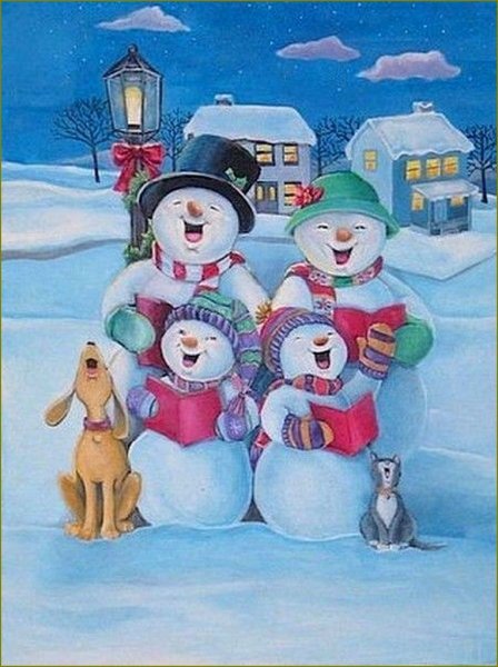 Открытка с новым годом для детей