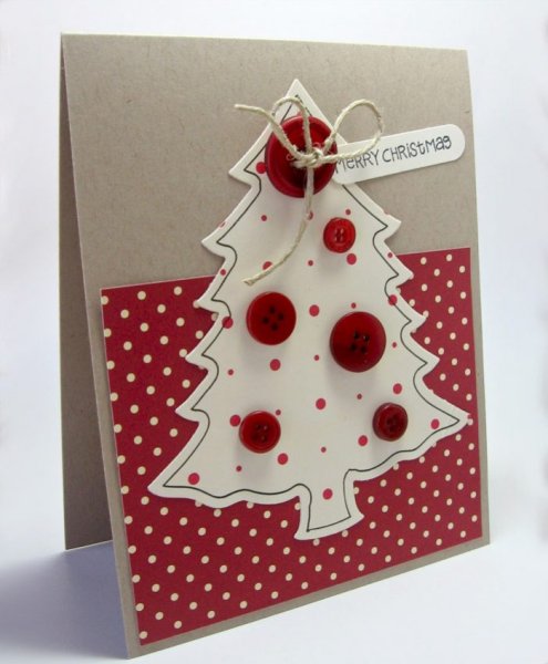 Новогодняя открытка своими руками