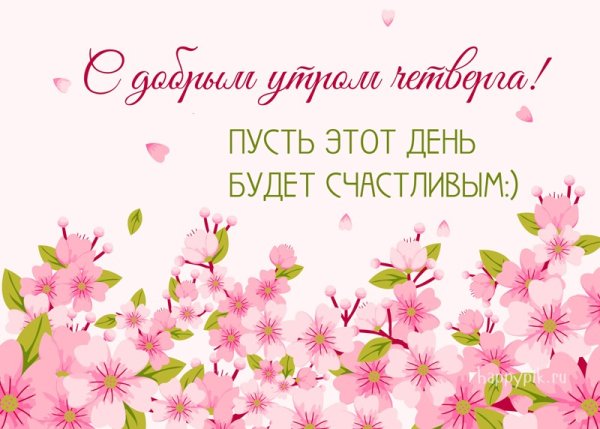 Доброе утро четверга
