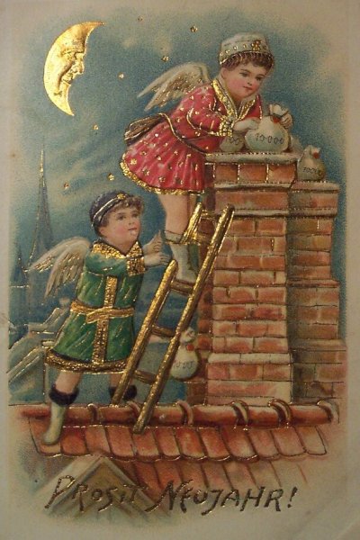 Винтажные открытки Рождество Россия