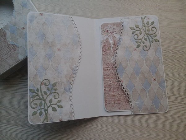 Скрап открытка внутри