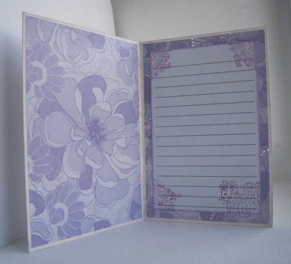 Скрапбукинг оформляем открытку внутри