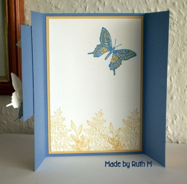 Внутри открытки украсить