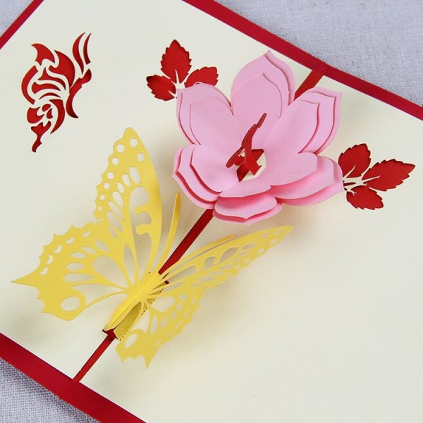 Объемная открытка