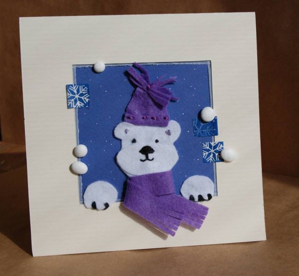 Аппликация к новому году