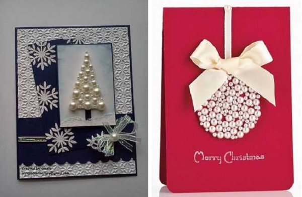 Новогодняя открытка своими руками на конкурс