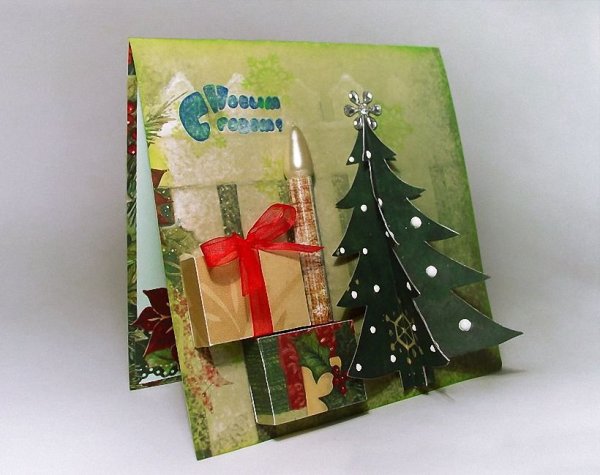 Новогодние открытки оригинальные