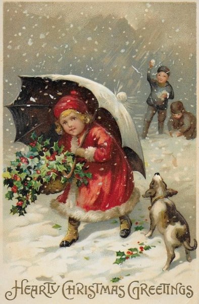 Открытки Елизаветы Бем Рождество