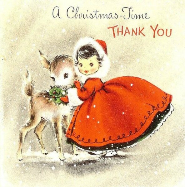 Новогодние открытки викторианской эпохи