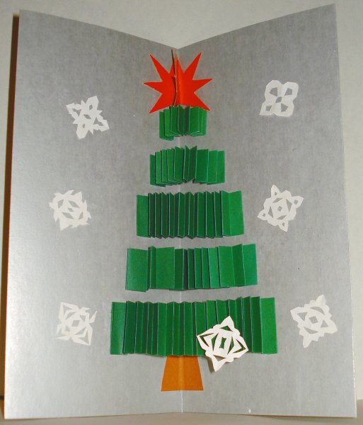 Елка из гармошки